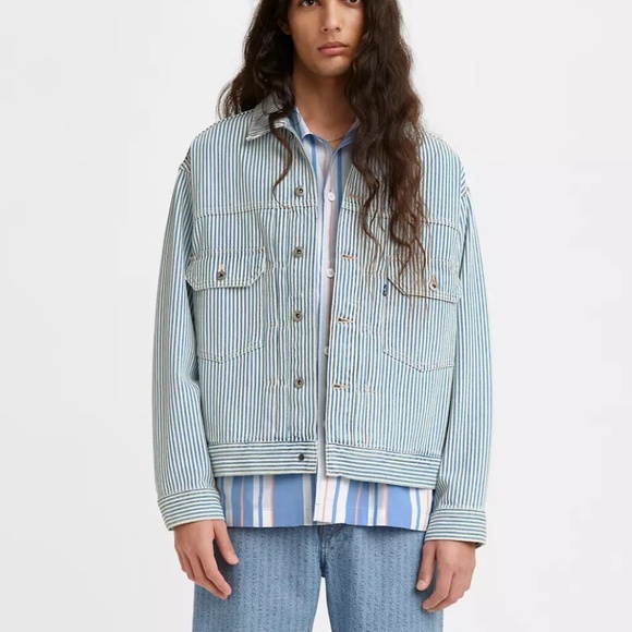 Levi's Made & Crafted Oversized Type 2 Trucker Jacket Men's Large NWT - Picture 2 of 15